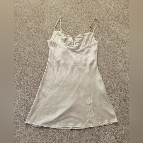 Princess Polly Other - Princess Polly Champagne Hewlett Mini Dress Size 2, Satin Material